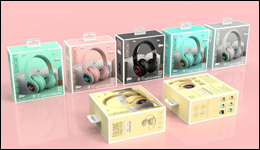 无线头戴耳机系列包装设计